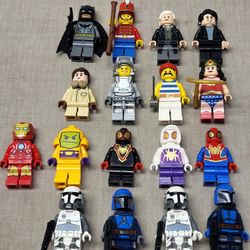 Lego Minifigure From Star Wars Marvel DC Super Heroes Pirates Miners Harry Potter CMF