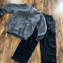 Pro Club Sweatpants & Hoodie Jacket Sz Medium