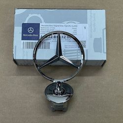 Mercedes Benz Genuine Vehicle Hood Star Emblem Badge