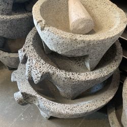 Molcajetes De Piedra Negra! Especial! Cantidad Limitada! 