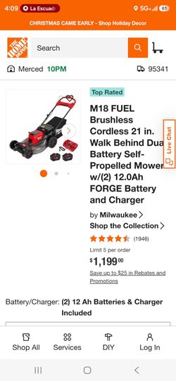 Milwaukee m18 lawnmower