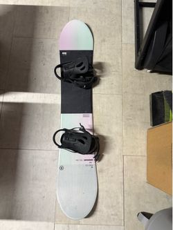 Snowboard with gear