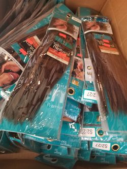 Packs of human hair