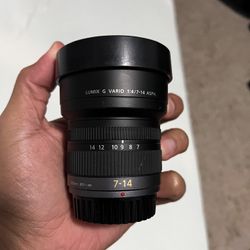 Panasonic Lumix 7-14mm f/4 ASPH Lens (Micro Four Thirds) – Excellent Condition - $300