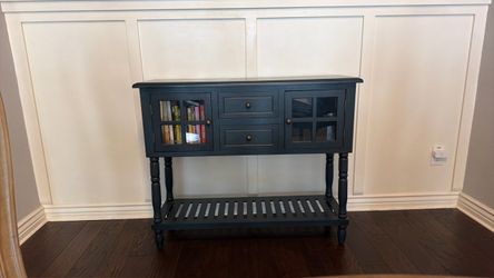 Beautiful blue accent cabinet - like new 🥰