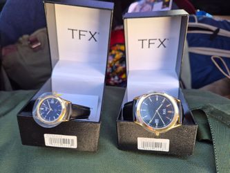 🎁 BRAND NEW His & Hers Matching Watch Set - TFX by Bulova