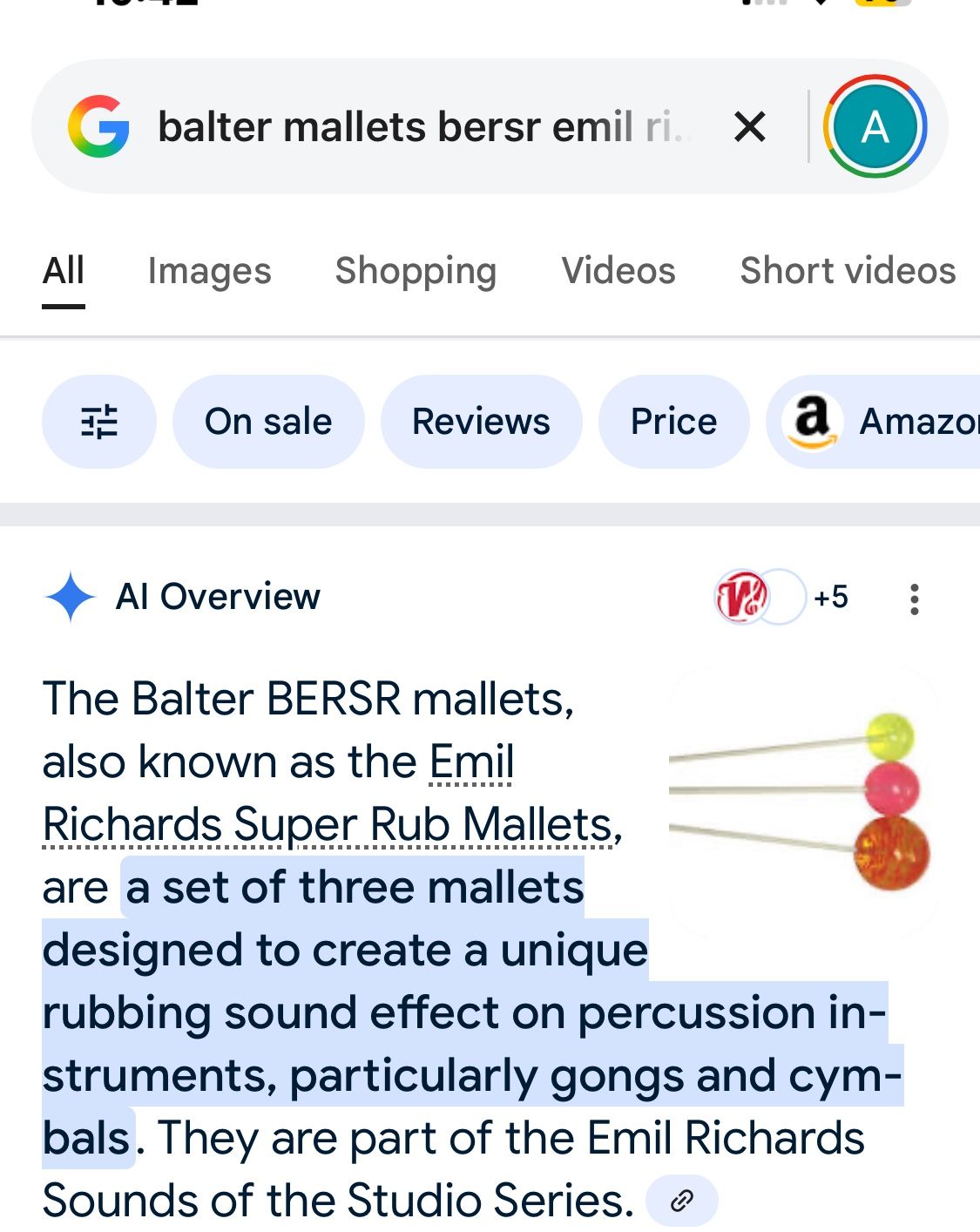 Balter Mallets BERSR Emil Richards