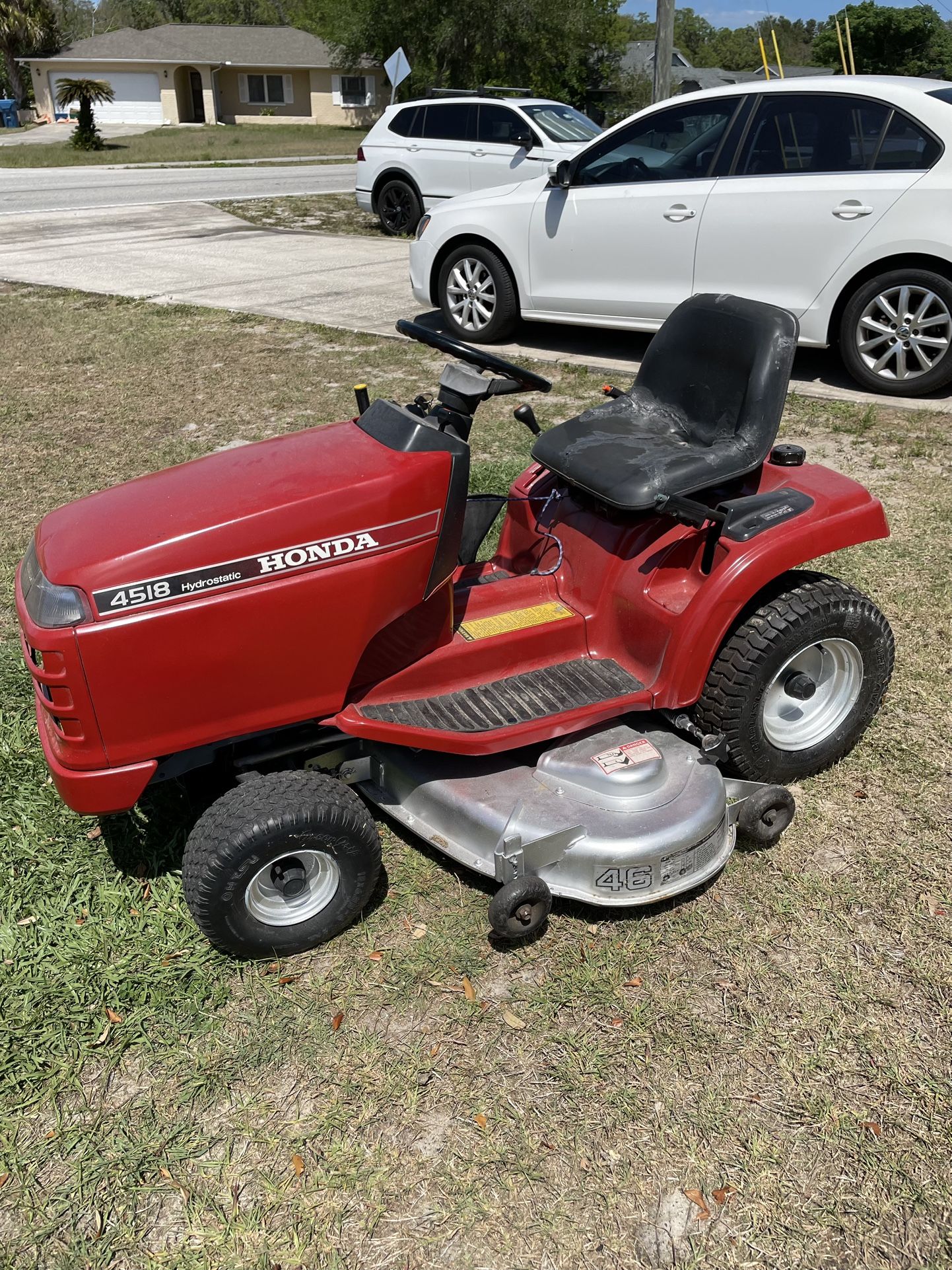 Honda Tractor Lawn Mower