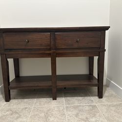 Side wooden table