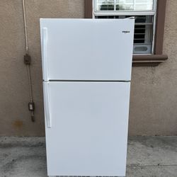3 MONTHS WARRANTY 33x31x66 WHIRLPOOL REFRIGERATOR WHITE 21CUFT