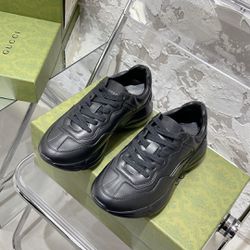 GG Rhyton Series Black Shoes New 