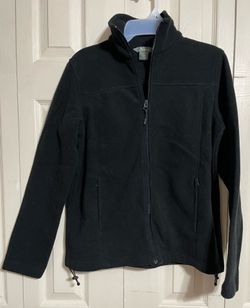 Women’s Natural Reflections Bass Pro Black Soft Fleece Coat Size Small 