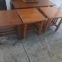 Coffee Table And  3 Side Tables