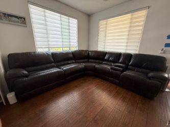 Leather Sectional
