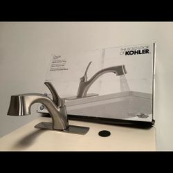 Kohler Pull Out Kitchen Faucet Brush Nickel