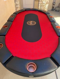 Triton Poker Table with Cup Holders