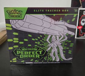 Pokemon TCG Mega Evolution Perfect Order Factory Sealed ETB Elite Trainer Box