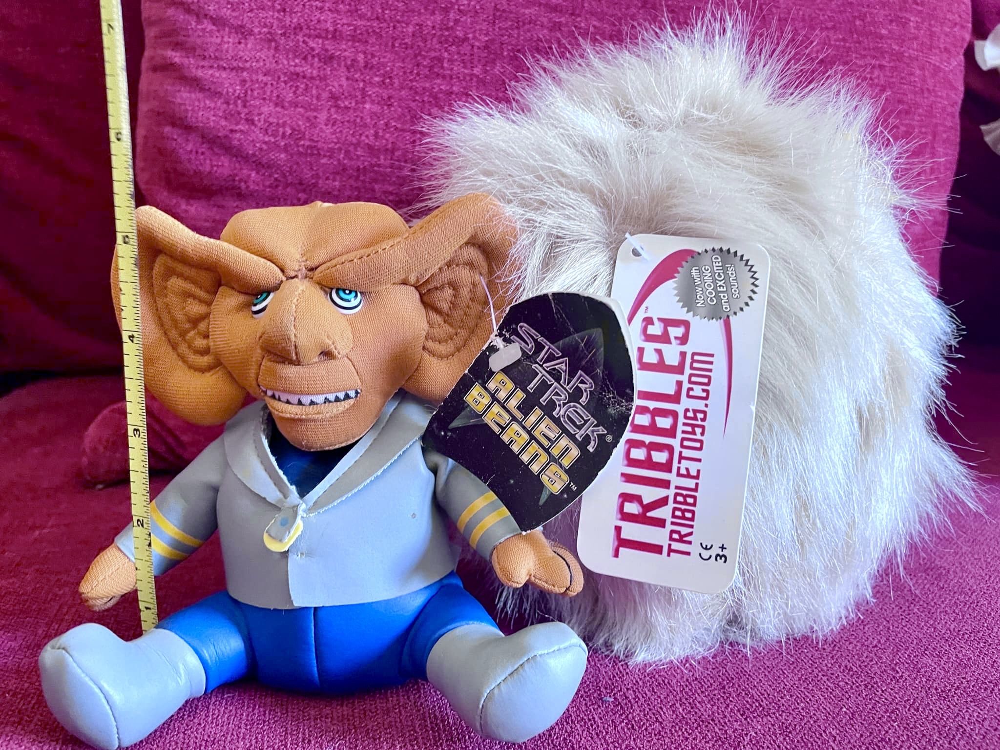 STAR TREK - Quark & Tribble Plushy Stuffed Animal Pack Pick Up Or Deliver.