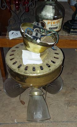 Brass Ceiling Fan with 4 Blades