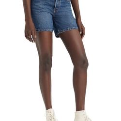 Sz25 Levi’s 501 High Rise Denim Shorts 