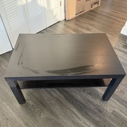 Coffee Table with Storage Shelf - $15