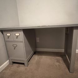 Pottery Barn Style Wood Desk