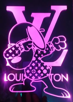 LV Snoopy Etched Lighted Mirror