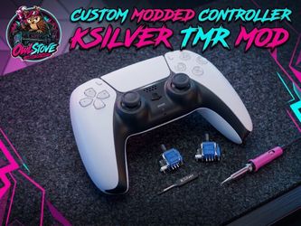PS5 DualSense Controller (Latest BDM-060) – K-Silver JS13 Pro+ TMR Anti-Drift Joysticks