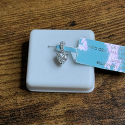 Heart Cut Moissanite Pendant 