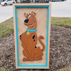 3D Scooby Doo Wall Art