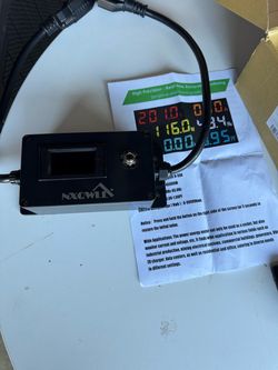 AC Power Meter Energy Monitor – Voltage Amp Watt kWh Tester