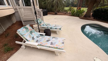 Seaside Casual Premium Pool Chaise Lounges (Made in Rhode Island)