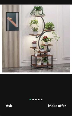 Plant Stand indoor with Glow light 💡 🪴