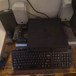 PlayStation 4 With Controller And 3 Games