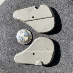 Used BMW seat parts: BMW E28, E30, E10 front hinge covers 