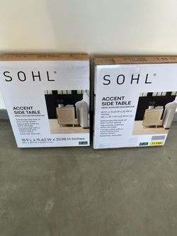 Side tables set of 2 NEW