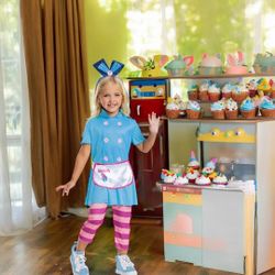 Disney Junior Alice's in Wonderland  Bakery Classic Costume, L