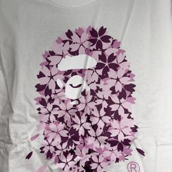 Bape T-shirt pink/white