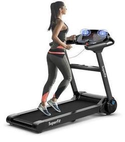New in Box Folding Treadmill 2.25HP Electric Motorized Running Machine with Smart App Control