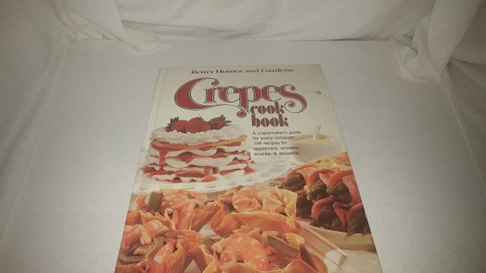 Better Homes and Gardens Crepes Cook Book 1980 Used
