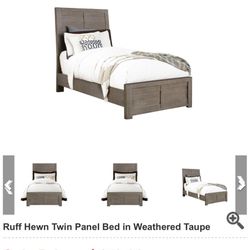 Twin Bed W Mattress 