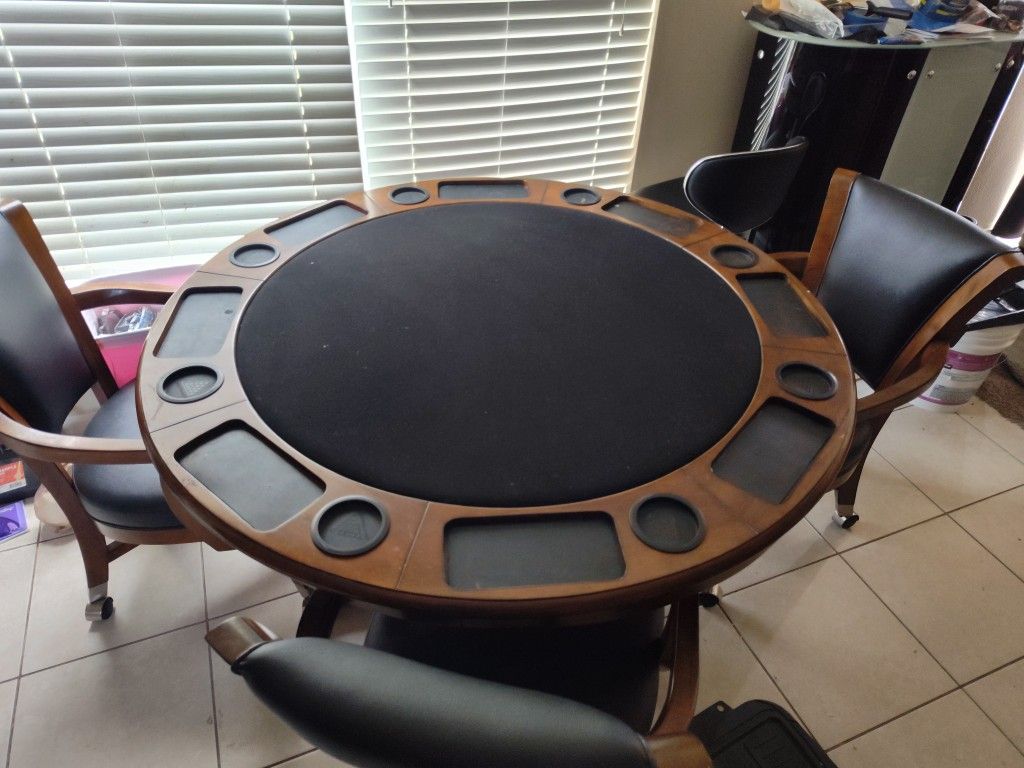 Dining Room Game Table ( Bumper POOL TABLE )