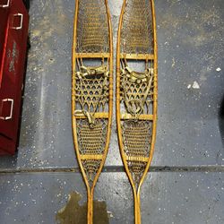antique Lund Snowshoes
