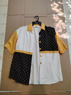 Large Women's California Collections Button up, missing the very bottom button, will negotiate.