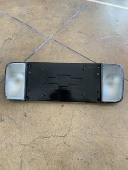Corvette License Plate Holder Back Up Lights