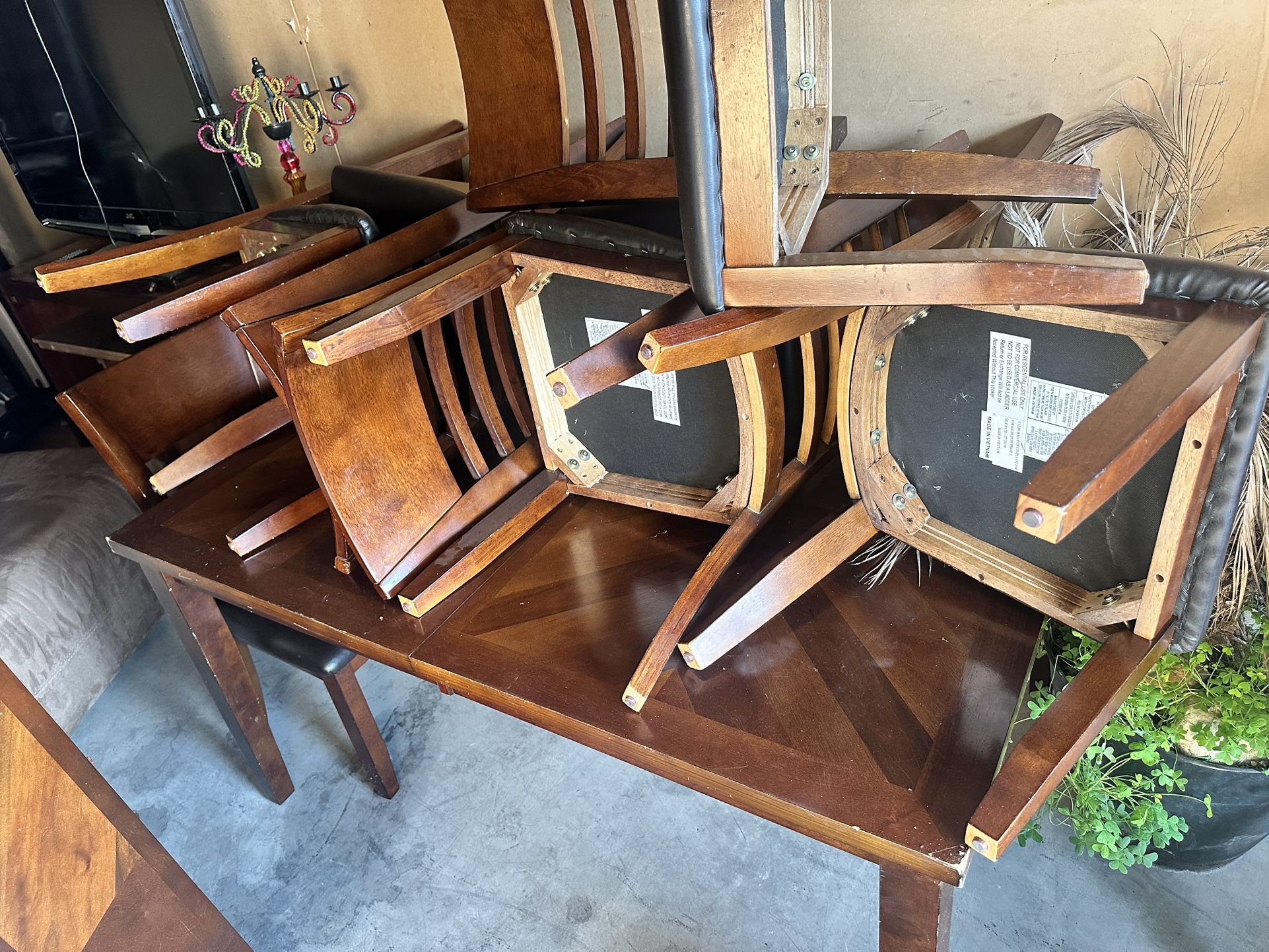 Table And 8 Chairs