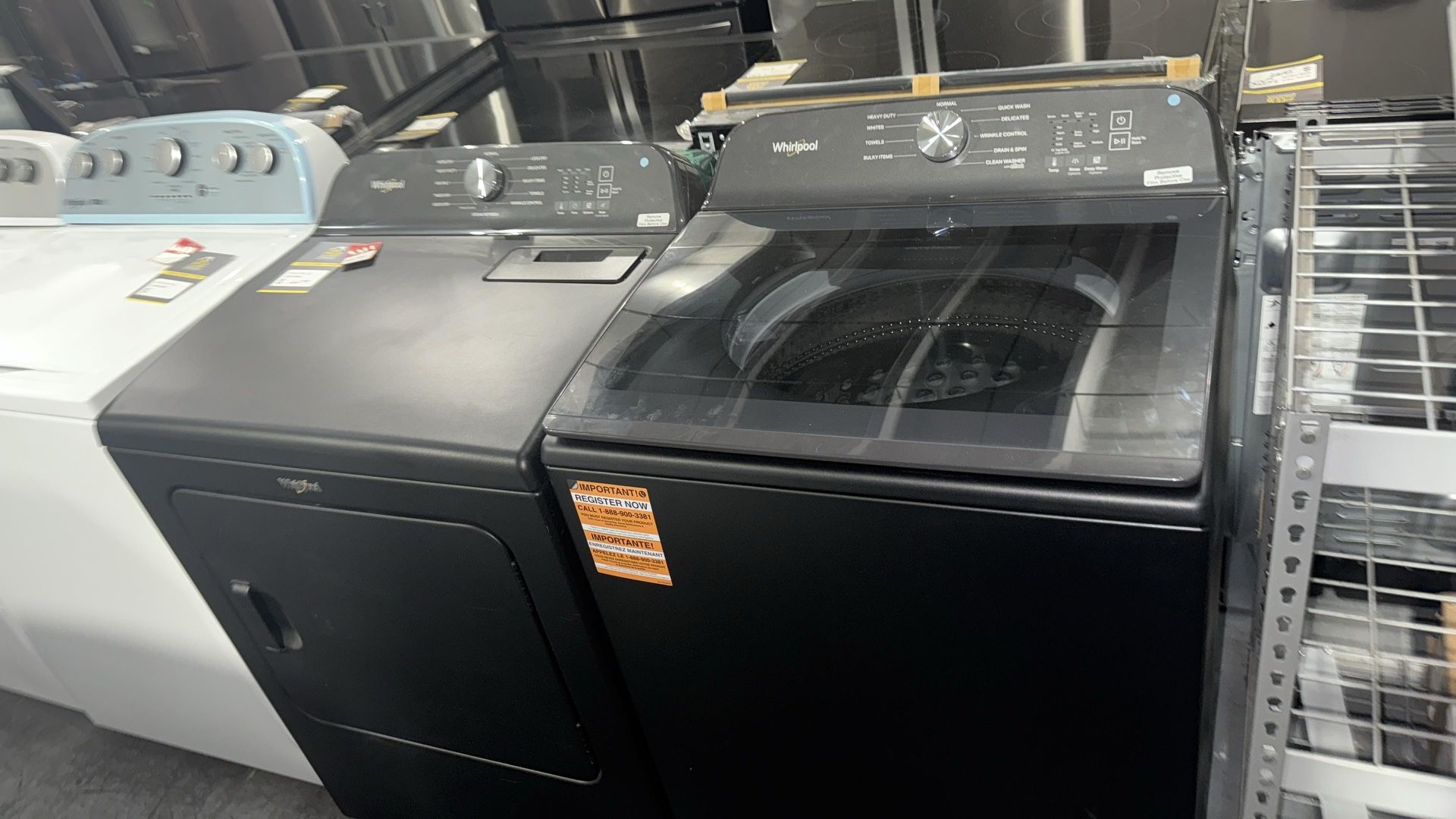 Whirpool Set Washer 5.3 & 7.0 Dryer