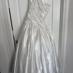Satin Wedding Dress 