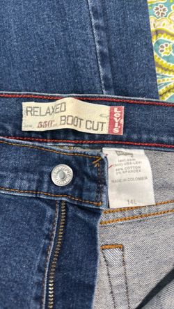 Levi’s 550 boot cut 14L