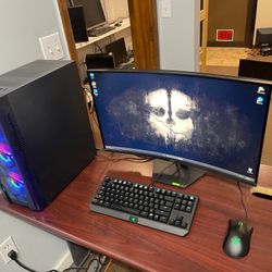 Brand new Gaming desktop Comes with gaming monitor keyboard and mouse